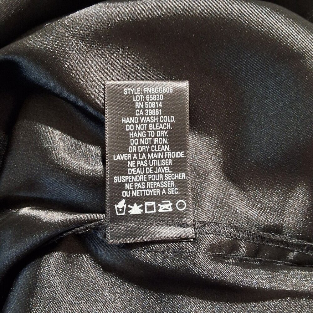 Tahari Black Champagne Cocktail Lace Crochet Ruffle 100% Silk Dress Sz 2 Formal‎ - Picture 6 of 7